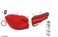 фото thumb №10, Bmw x3 g01 rear правий задній ліхтар 63219463048 9463048