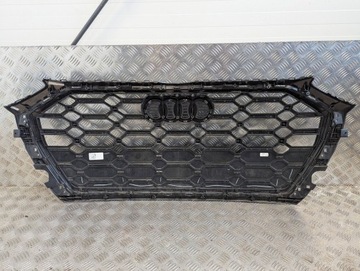 фото thumb №9, Audi q5 sq5 s-line 80a рестайлинг 2021-2024 решётка радиатор решётка радиатора чёрный