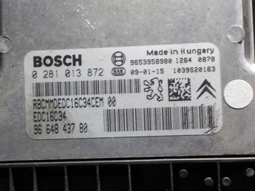 фото thumb №5, Peugeot 308 комп'ютер блок керування двигуна 9653958980