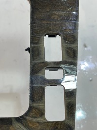 фото thumb №5, Рамка тунелю радіо dekor mercedes w140 рестайлінг 1406832200