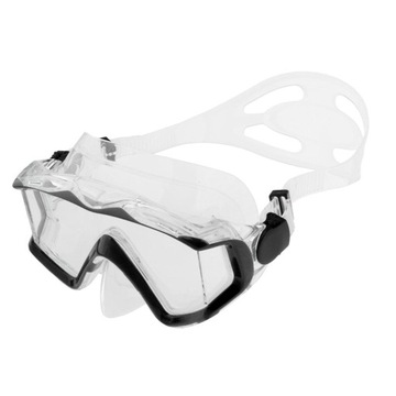 Maska do nurkowania dla dorosłych Anti Fog Okulary do pływania i snorkelingu Okulary czarne