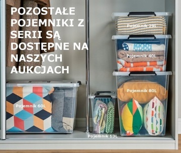 POJEMNIK NA ZABAWKI Z POKRYWĄ KÓŁKA 60L RÓŻ