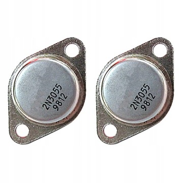 2х2. Транзистор 2N3055 NPN 100 В 15 А 110 Вт
