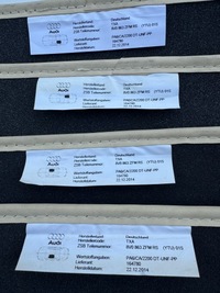 фото thumb №5, Оригинальные коврики велюровые комплект audi rs3 8v exclusive