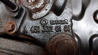 фото thumb №6, Поворотный кулак ступица суппорт левый перед a4513320101 smart fortwo ii 451 1.0 t