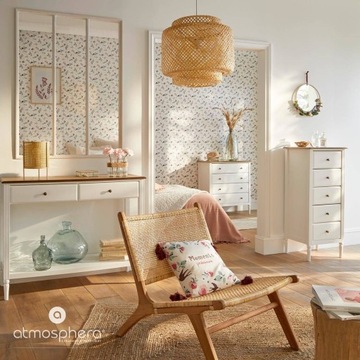 БАМБУКОВАЯ СВЕТИЛЬНИКА РАТАНГОВЫЙ АБАЗУР boho 20x28 см
