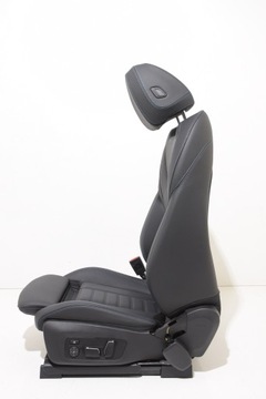 фото thumb №9, Bmw ix3 g08 lci оббивка сидіння диван шкіра vernasca чорна nić синя