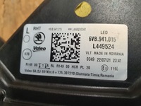 фото thumb №6, Лампа передняя левая skoda fabia iv full led 6vb