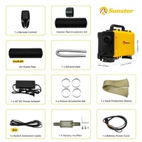 фото thumb №10, Обогреватель стояночный 8kw 12v 230v webasto с вентиляция i кнопка старт/стоп bt lcd