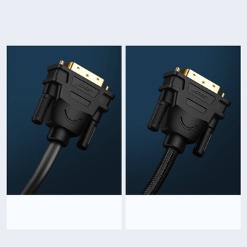 Кабель HDMI-DVI 4K 60Гц 30AWG 1м черный
