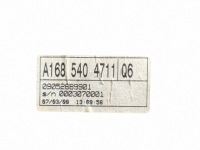 фото thumb №5, Спидометр панель приборов mercedes-benz w168 1.7 cdi a1685404711