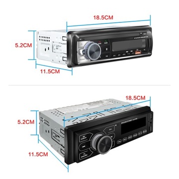 Автомобильный радиоприемник белого цвета MP3 Bluetooth EQ FM A