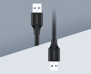 Кабель USB 3.0 A-A UGREEN US128 1 м (черный)