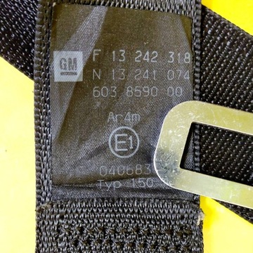 фото thumb №8, Pas безопасности правый зад opel zafira b 5d 040683 nr1250