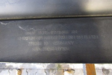 фото thumb №8, Планка порогова права bmw 5 gt f07 m набір туризмо