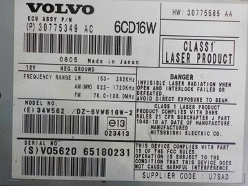 фото thumb №4, Volvo c70 ii 07r чейнджер cd 30775349ac