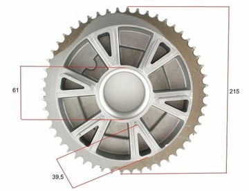 ZĘBATKA ŁAŃCUCHOWA NAPĘDOWA TYŁ TYLNA JAWA 350 52z