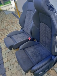 фото thumb №13, 8w a5 сидіння шкіра заднє сидіння alcantara sportback s4 b9 sedan a4 avant rs4 55
