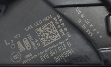 фото thumb №14, Лампа левая полный led usa audi a3 8y 8y0941033b