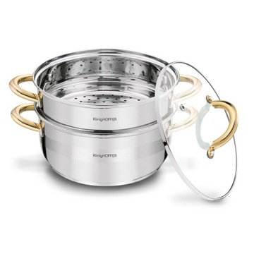Индукционная пароварка STEAMER POT 2,9 л Faro GOLD Konighoffer