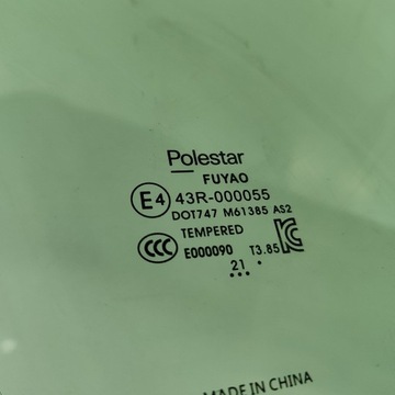 фото thumb №6, Polestar 2 2022 перед сторона права скло двері передніх