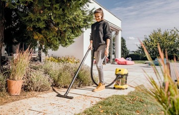 ПРОМЫШЛЕННЫЙ ПЫЛЕСОС KARCHER WD 3 STEEL STAL СУХОЙ ВЛАЖНЫЙ НАБОР + МЕШКИ