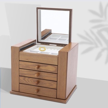 БОЛЬШОЙ СУНДУК ДЛЯ ЮВЕЛИРНЫХ ШКАТУЛОК RETRO BOX