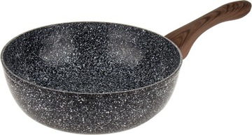 ГРАНИТНЫЙ ВОК 28см ГРАНИТНОЕ ДЕРЕВО KINGHOFF KH-1584