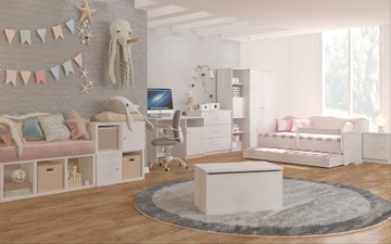 LULU II детская кровать 160x80 BABY BOO surf белый