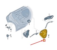 фото thumb №1, Audi e-tron gt rear правий inner door панель cover 9j1839916a
