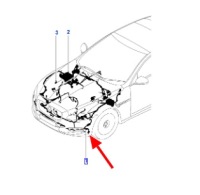 фото thumb №8, Оригинальная жгут бампера перед с датчиками jaguar xj c2d40943