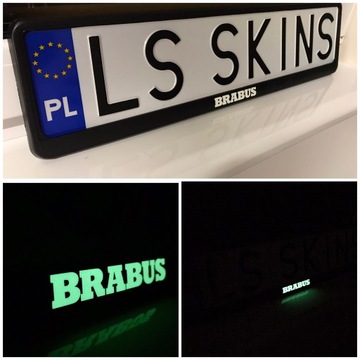 Рамка номерного знака BRABUS