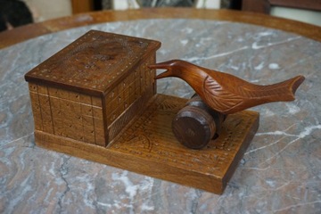 Деревянная шкатулка, шкатулка, диспенсер для сигарет, резной портсигар.