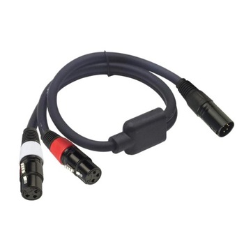 5-контактный разъем XLR «папа» на двойной 3-контактный разъем «мама»