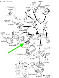 фото thumb №1, Модуль bcm оригинальный номер mazda 3 bn bays675x0