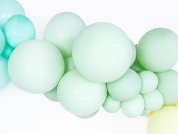 BALONY na URODZINY WESELE PISTACJOWE 30cm 10 sztuk