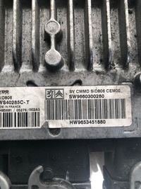 фото thumb №6, Блок керування набір стартовий citroen c3 1.4 hdi 9660300280