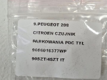 фото thumb №6, Peugeot 208 2008 1 i c4 ii ds4 датчик паркування заднього ходу pdc зад задній