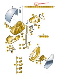 фото thumb №1, Audi q4 e-tron передня частина left сторона wing mirror rhd 89c857409b9b9