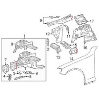 фото thumb №1, Mercedes e-klasa w213 лонжерон передня