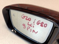 фото thumb №10, Зеркало левое 9 pin камера ассистент теневая линия bmw g20 g21 g80 g81 m sport