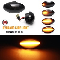 фото thumb №2, Поворотники динамические w крыло mini cooper r50 r52 r53 тёмные 2002+