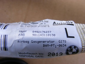 фото thumb №10, Bmw 5 v e39 универсал шторка воздушная подушка боковая подушка безопасности правая левая