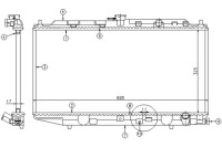 фото thumb №1, Nissens радиатор двигателя honda civic ii, civic iv