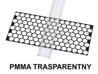 РАССЕИВАТЕЛЬ ДЛЯ СВЕТОДИОДНЫХ ПРОФИЛЕЙ 1М A B C D G H Y Z X - PMMA