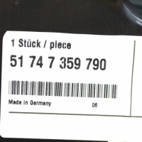 фото thumb №9, Bmw 7 g11 g12 зовнішній канал радіатора правий повітря 51747359790 oem