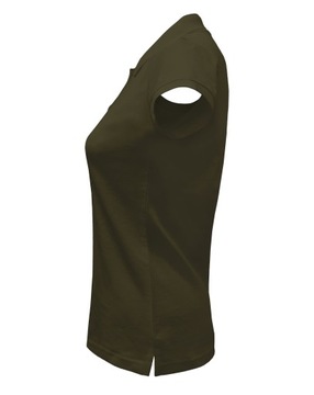 Koszulka POLO Damska JHK Polówka khaki XXL