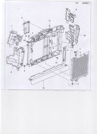 фото thumb №5, Opel crossland 1.2 xe защита радиатор правая верхний
