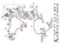 фото thumb №9, Прокладка трубка масляний турбонагнітача bmw x7 g07 11428624158 8624158
