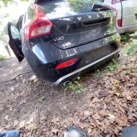 Volvo v40 ii 2014 r-design бампер задній kompletny колір 452-46 pdc напрямні Зі Шроту, фото thumb